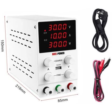 Laboratory power supply SPS3010 0-30V/0-10A