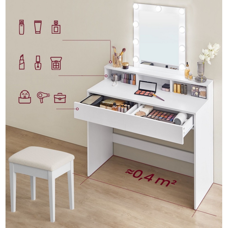LADA Vanity Table - White
