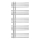 Ladder heated towel rail INOX 368W/230V 109x53 cm stainless steel/shiny chrome