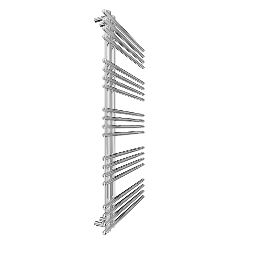 Ladder heated towel rail INOX 368W/230V 109x53 cm stainless steel/shiny chrome