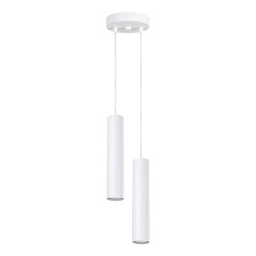 LAGOS Cable Pendant Light, 2x GU10/10W/230V, White