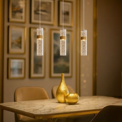 LAGOS LED Cable Pendant Light LED/24W/230V, Gold