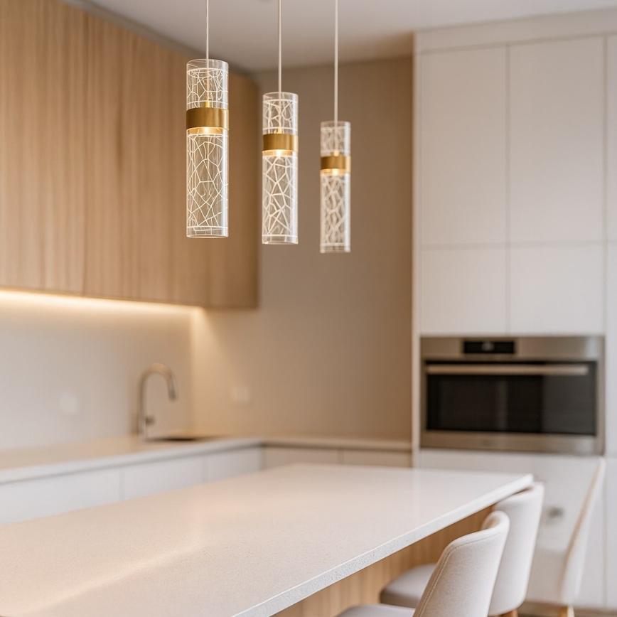 LAGOS LED Cable Pendant Light LED/24W/230V, Gold