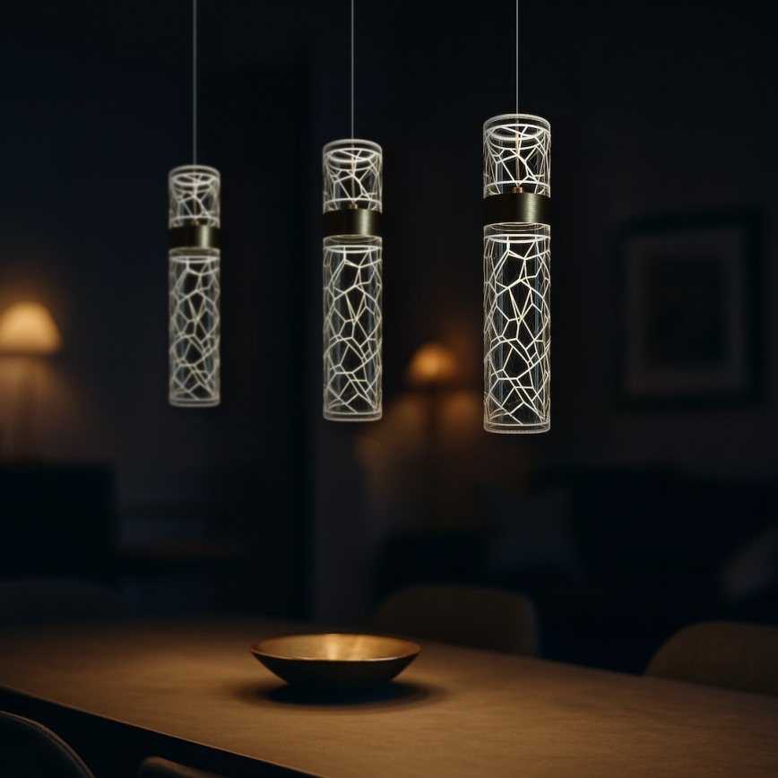 LAGOS LED Cable Pendant Light LED/24W/230V, Gold