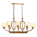 LAHORE Chain Chandelier 8xE27/40W/230V, Bronze