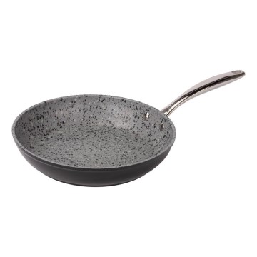Lamart - 26 cm Granite Frying Pan, Black/Grey/Stainless Steel