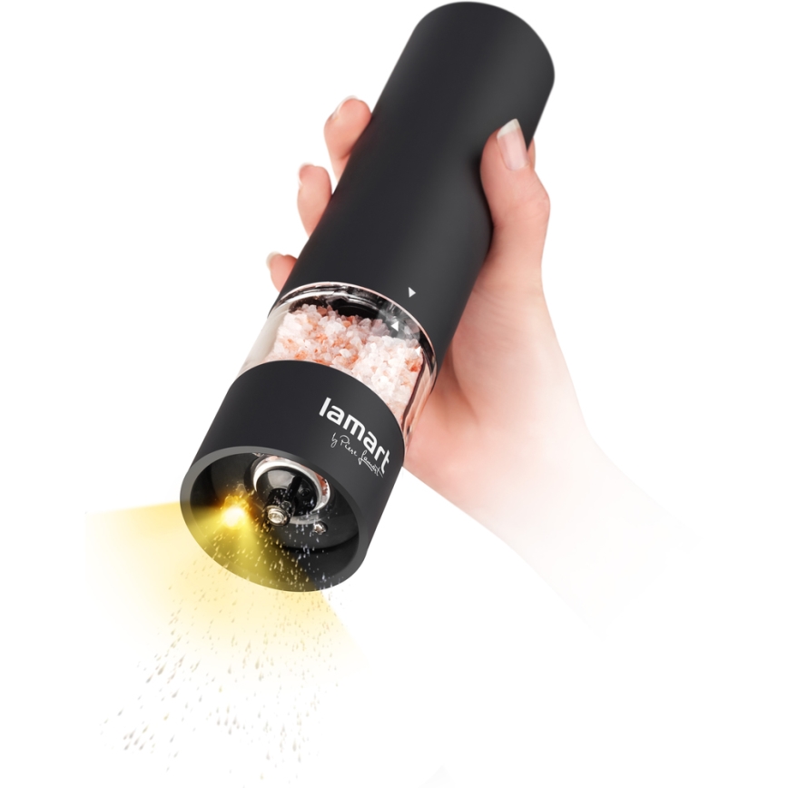 Lamart - Electric spice grinder 4xAA black