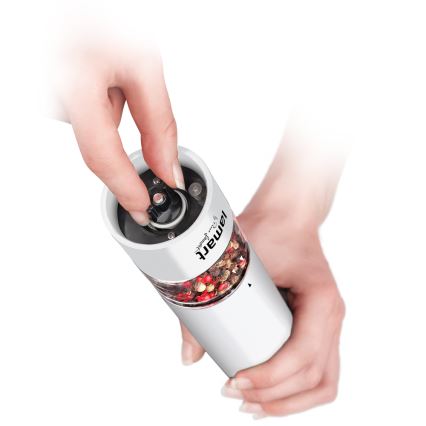 Lamart - Electric spice grinder 4xAA white