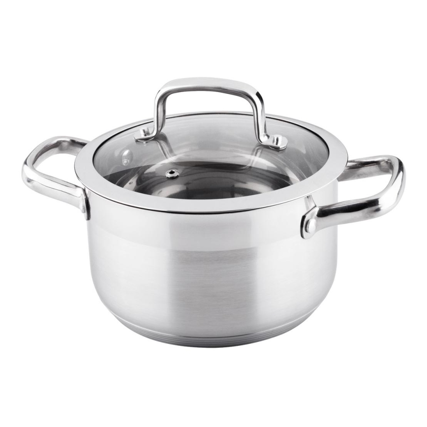 Lamart - Pot with a lid 20 cm stainless steel