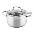 Lamart - Pot with a lid 22 cm stainless steel