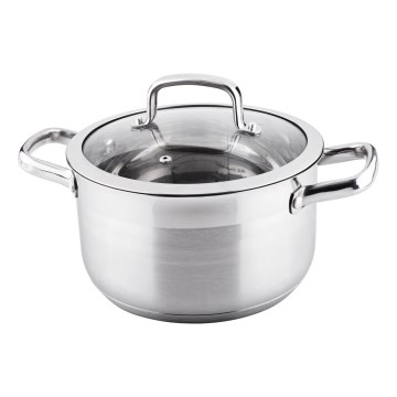 Lamart - Pot with a lid 22 cm stainless steel