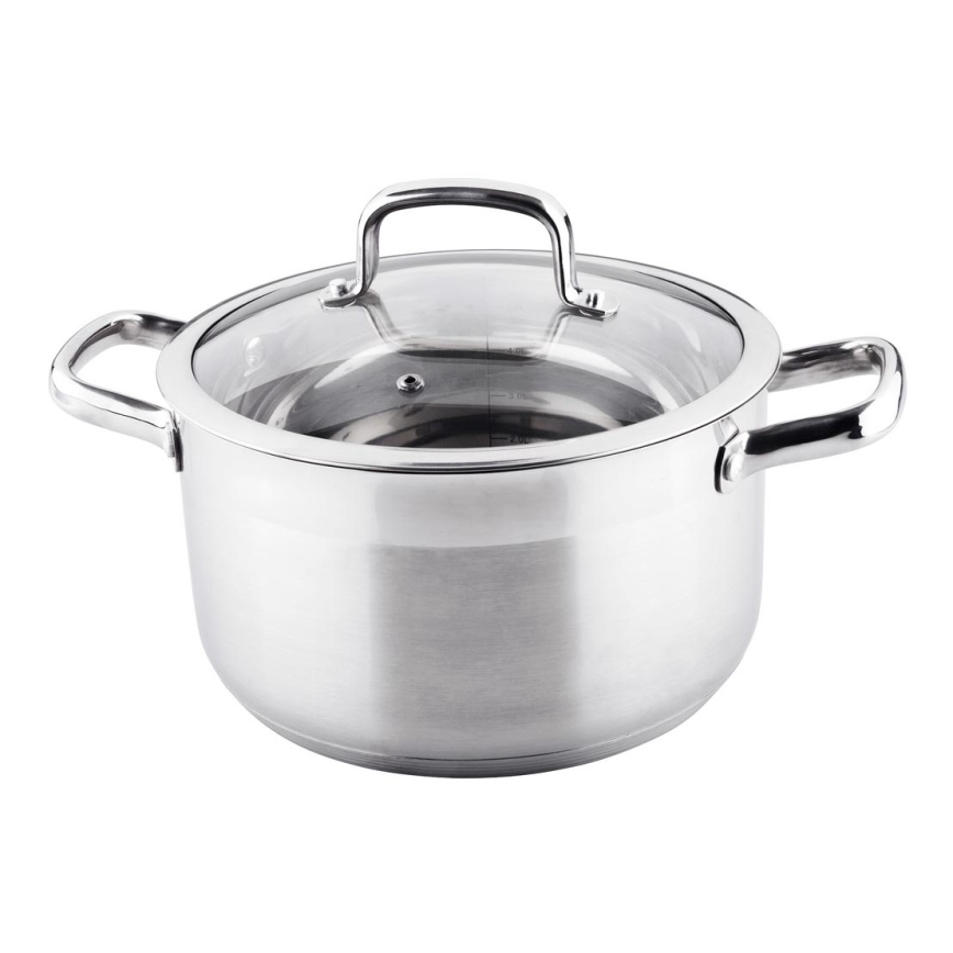 Lamart - Pot with a lid 24 cm stainless steel
