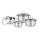Lamart - Set of cookware 8 pcs stainless steel