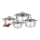 Lamart - Set of cookware 8 pcs stainless steel