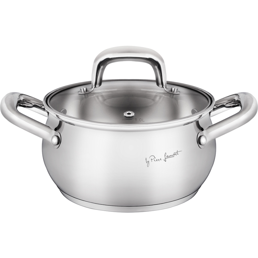 Lamart - Set of cookware 8 pcs stainless steel