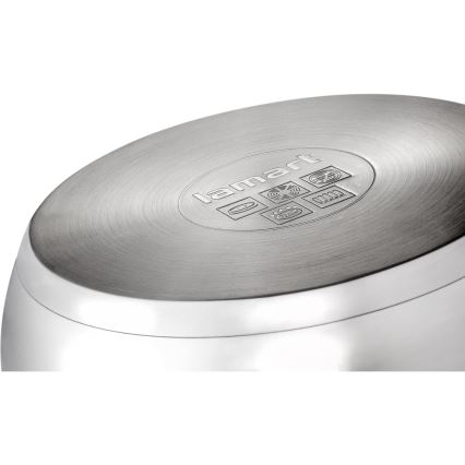 Lamart - Set of cookware 8 pcs stainless steel