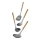 Lamart - Set of kitchen utensils 4 pcs acacia