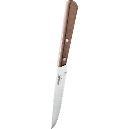 Lamart - Steak cutlery set 8 pcs walnut
