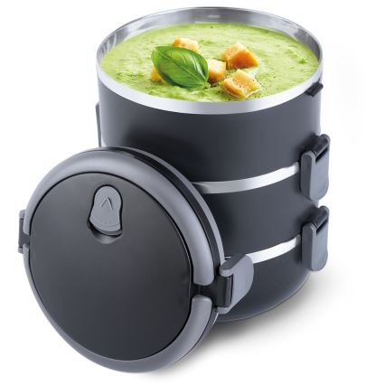 Lamart - Thermo food container 1,8 l black