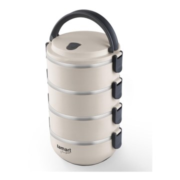 Lamart - Thermo food container 2,4 l beige