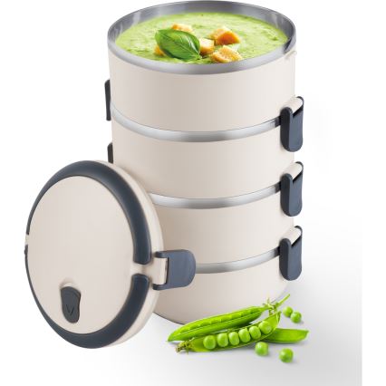 Lamart - Thermo food container 2,4 l beige
