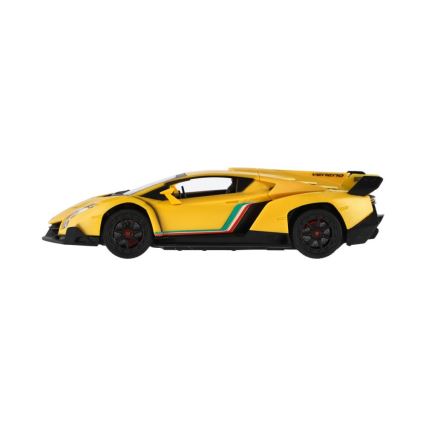 Lamborghini RC car with remote control, 3xAA + 2xAA, yellow