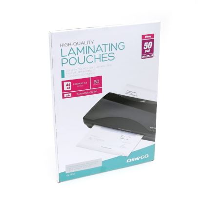 Laminating foil A4 20 pcs + A5 20 pcs + business card 10 pcs