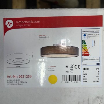 Lampenwelt - LED Ceiling light LED/35W/230V