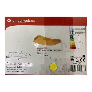 Lampenwelt - Wall light BERRA 1xR7s/100W/230V