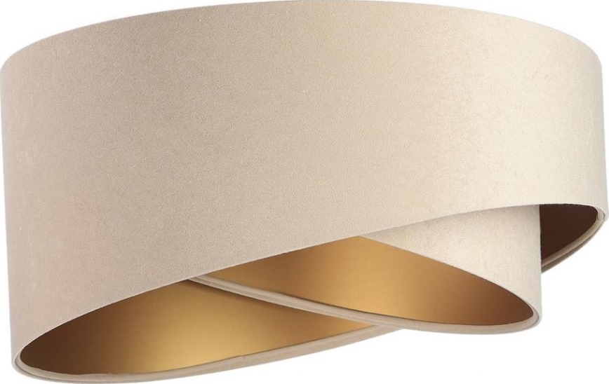 Lampshade for chandelier GALAXY E27 d. 45 cm beige/gold