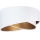 Lampshade for chandelier GALAXY E27 d. 45 cm white/gold