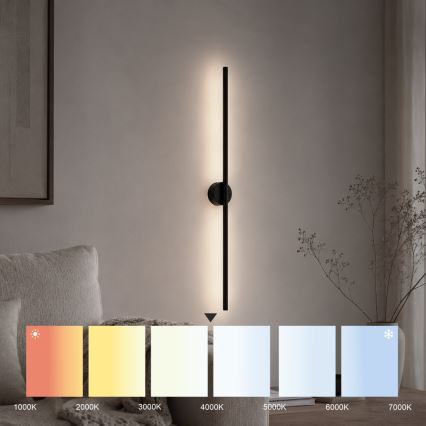 LANA LED Wall Light 7W/230V 4000K Black