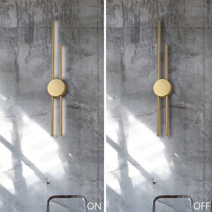 LANA LED Wall Light LED/15W/230V 4000K Matte Gold