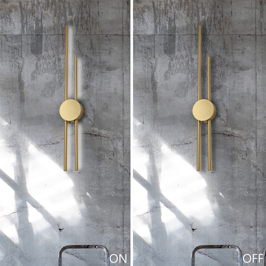 LANA LED Wall Light LED/15W/230V 4000K Matte Gold