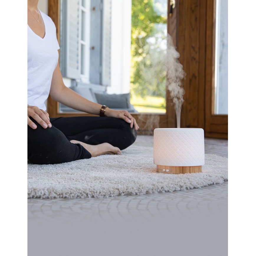 Lanaform - LED Ultrasonic Aroma Diffuser 5V 280 ml USB