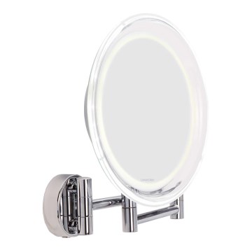 Lanaform - LED Wall-mounted Cosmetic Mirror WALL LED/4xAAA