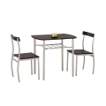 LANCE Balcony Set 82x50 cm metal/wenge