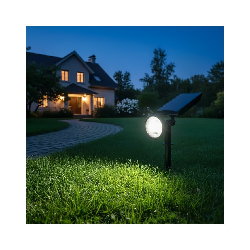 LANCE LED Solar Light, 3.7 V, 6000 K, IP44, 1500 mAh