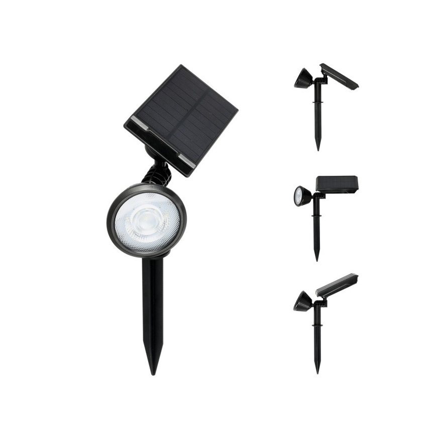 LANCE LED Solar Light, 3.7 V, 6000 K, IP44, 1500 mAh