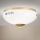 LANDHAUS ceiling light 1xE27/60W/230V Ø 21 cm brass/white/blue