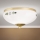 LANDHAUS ceiling light 1xE27/60W/230V Ø 21 cm brass/white/green