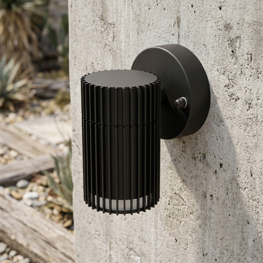 LANTHEA Outdoor Wall-Mounted Spotlight 1xGU10/11W/230V IP44, Black