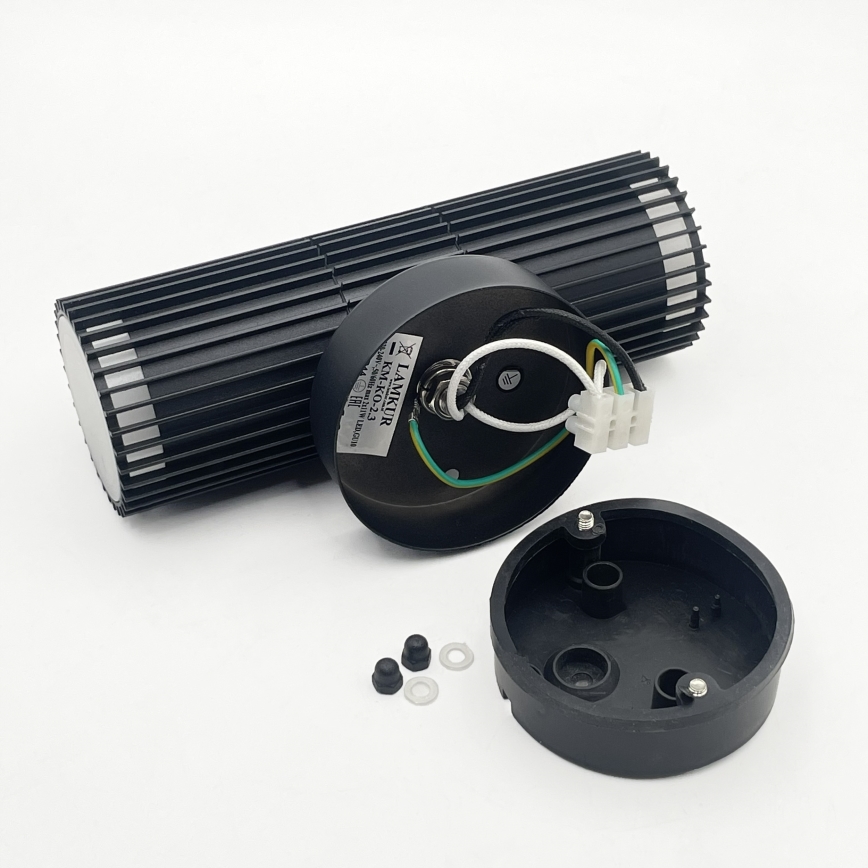 LANTHEA Outdoor Wall Spotlight 2xGU10/11W/230V IP44 Black