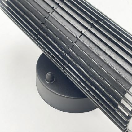 LANTHEA Outdoor Wall Spotlight 2xGU10/11W/230V IP44 Black