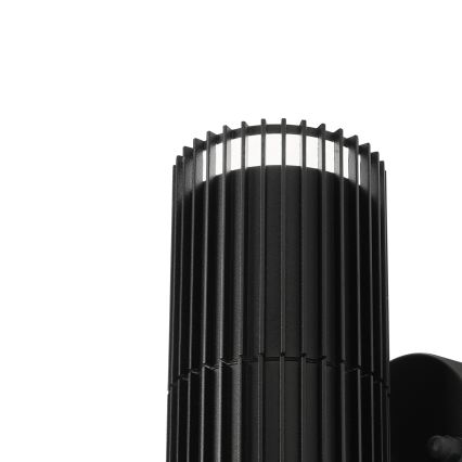 LANTHEA Outdoor Wall Spotlight 2xGU10/11W/230V IP44 Black