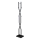 LARB Freestanding Coat Rack 180 x 40 cm, Black