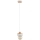 LARSO cord pendant light 1xE27/15W/230V white/beige