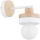 LARSO Wall Lamp 1xE27/15W/230V White/Beige