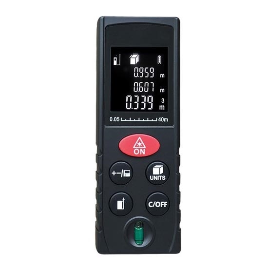 Laser distance meter 2x1,5V/AAA