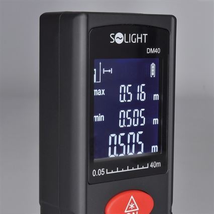 Laser distance meter 2x1,5V/AAA